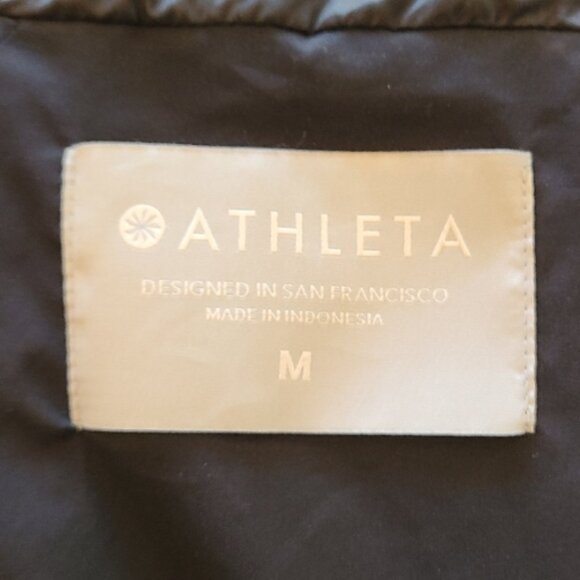 Athleta Black Puffer Jacket - Picture 7 of 9